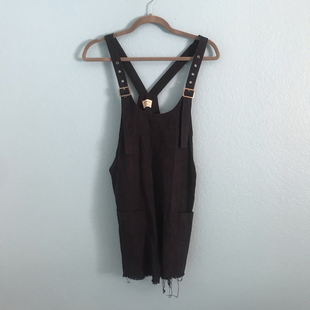 Navy Blue Adjustable Overalls